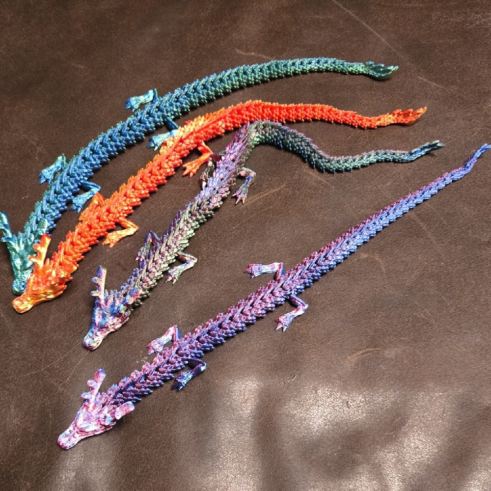 Colorful Dragon Figurine
